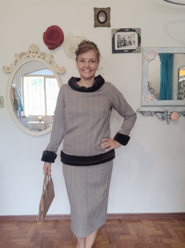 conjunto vintage anos 60