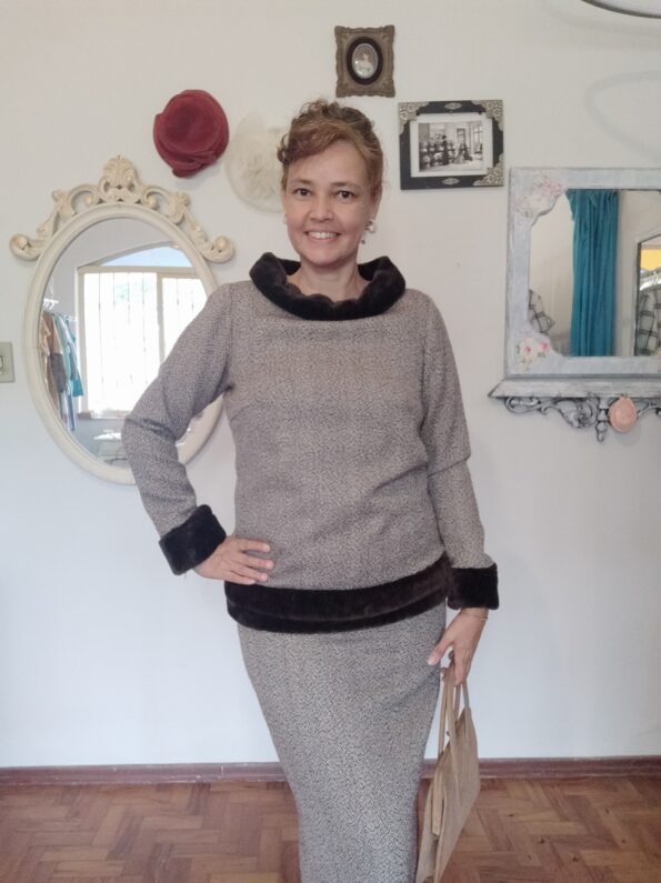 conjunto vintage anos 60 b