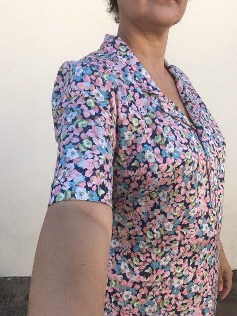vestido vintage, vestido vintage estampado, vestido vintage acinturado, vestido vintage em algodão, sustentabilidade, brechó, brechó online, brechó vintage, marca burda,02