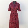 vestido vintage, vestido vintage estampado, vestido vintage acinturado, vestido vintage em algodão, sustentabilidade, brechó, brechó online, brechó vintage, vestido anos 70, 1970,1970`s, Apeninos