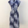 vestido vintage, vestido vintage estampado, vestido vintage acinturado, vestido vintage em algodão, sustentabilidade, brechó, brechó online, brechó vintage, vestido anos 70, 1970,1970`s, laço