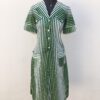 vestido vintage, vestido vintage estampado, vestido vintage acinturado, vestido vintage em algodão, sustentabilidade, brechó, brechó online, brechó vintage, vestido anos 70, 1970,1970`s, listrado