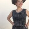 vestido vintage, vestido vintage estampado, vestido vintage acinturado, vestido vintage em algodão, sustentabilidade, brechó, brechó online, brechó vintage, vestido bolinha, vestido pois, vestido poá