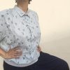 Camisa vintage, original da década de 80, em linho, em perfeito estado de conservação, não apresenta qualquer avaria.