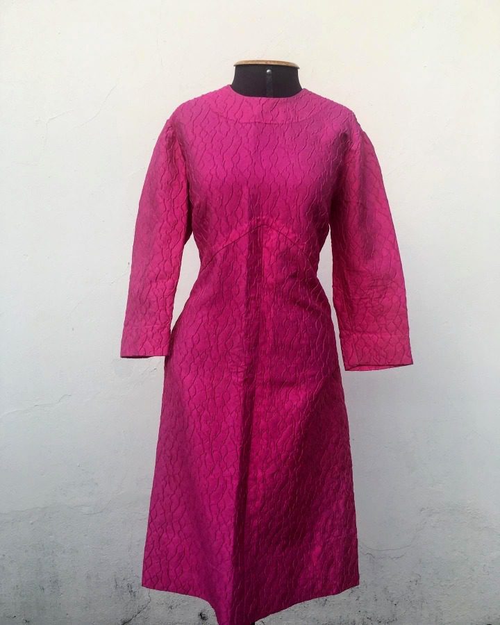Vestido vintage anos 60 rosa choque – Que Chuchu