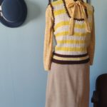 colete vintage de crochê anos 70