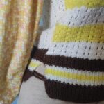 colete vintage de crochê anos 70