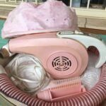 secador arno anos 70, secador anos 70 rosa, secador anos 70 com touca, secador vintage, A