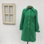 casaco vintage anos 70, casaco anos 70, casaco vintage, casaco vintage verde bandeira