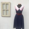 vestido ladylike marinheiro, vestido retrô, vestido anos 50