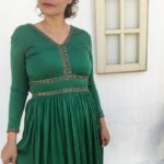 vestido vintage anos 70, vestido vintage, vestido verde bandeira, roupa 1970, vestido vintage longo, 3