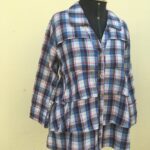 camisa retrô xadrez, camisa xadrez, camisa em algodão, brechó vintage, brecho online,4