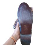sapato vintage masculino, sapato italiano, sapato em tapeçaria, sapato em couro, brechó vintage, brechó online,1