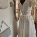 vestido vintage anos 50, vestido vintage anos 50, anos 50, vestido branco, vintage 1950, brechó online, brechó vintage, A