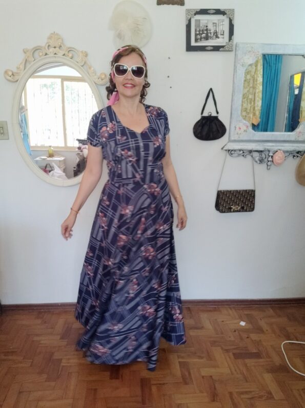 vestido vintage anos 70 longo… (1)