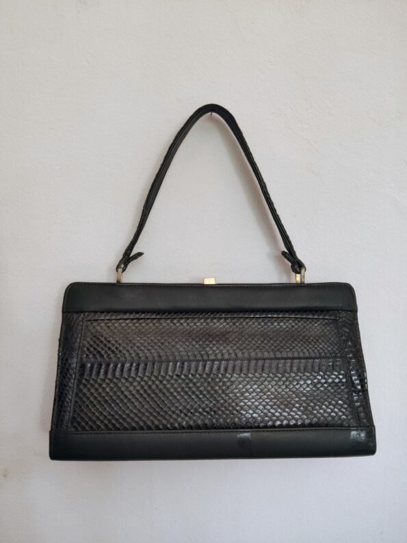 bolsa vintage anos 50 croco 1