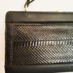 bolsa vintage anos 50 croco 1