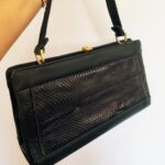 bolsa vintage anos 50 croco 1