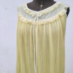 camisola vintage plissada amarela 3