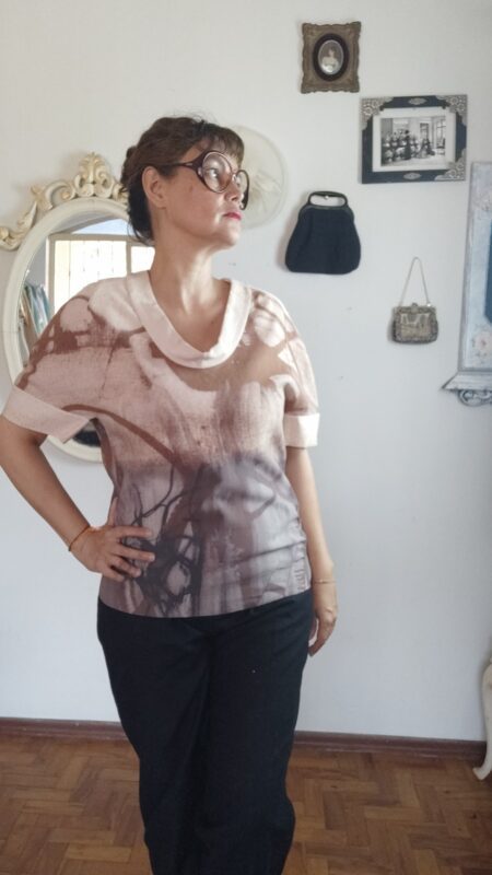 blusa vintage huis clos