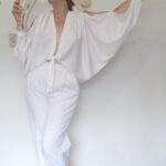 blusa vintage anos 70 branca 1