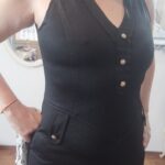 vestido preto vintage italiano 7