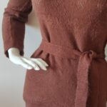 conjunto vintage em lã anos 70e