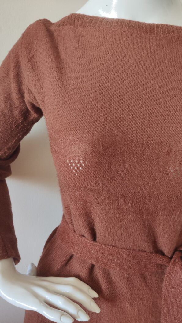 conjunto vintage em lã anos 70 d