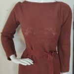 conjunto vintage em lã anos 70e