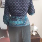 blusa vintage anos 70 laço