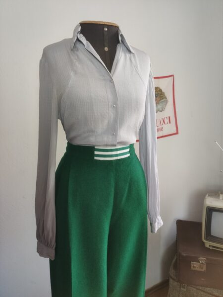 calça verde anos 70