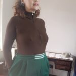 calça verde anos 70