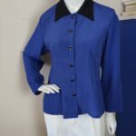 camisa vintage bolinhas