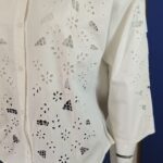 camisa vintage bordada a