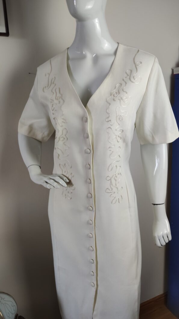 vestido vintage anos 80 ,