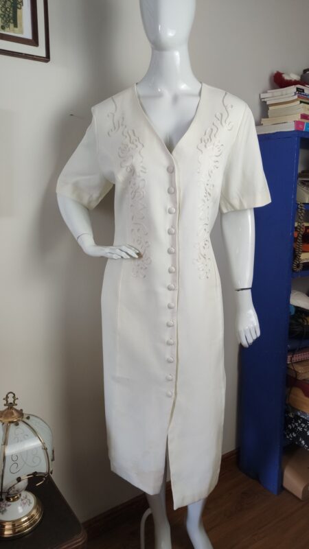 vestido vintage anos 80