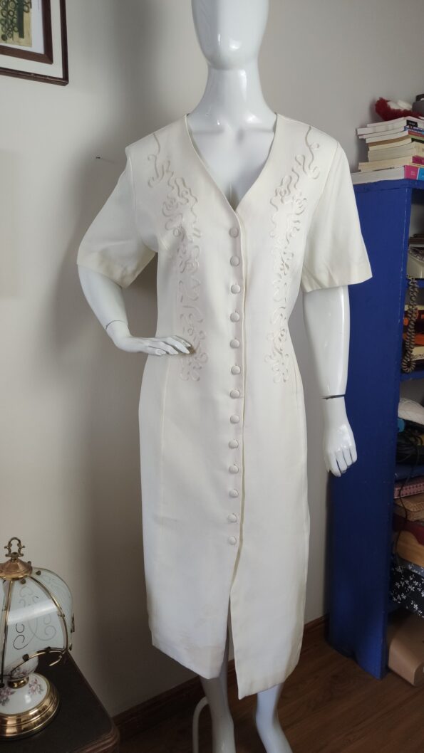 vestido vintage anos 80
