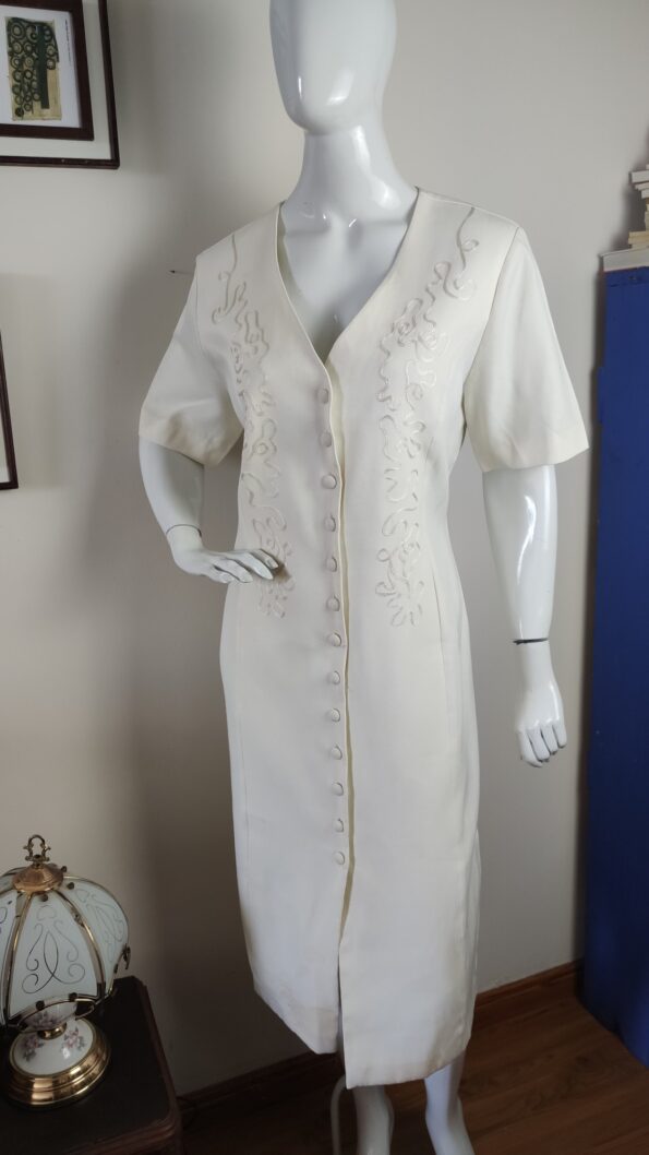 vestido vintage anos 80.,
