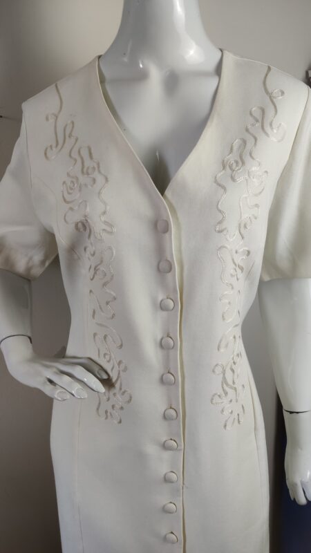 vestido vintage anos 80