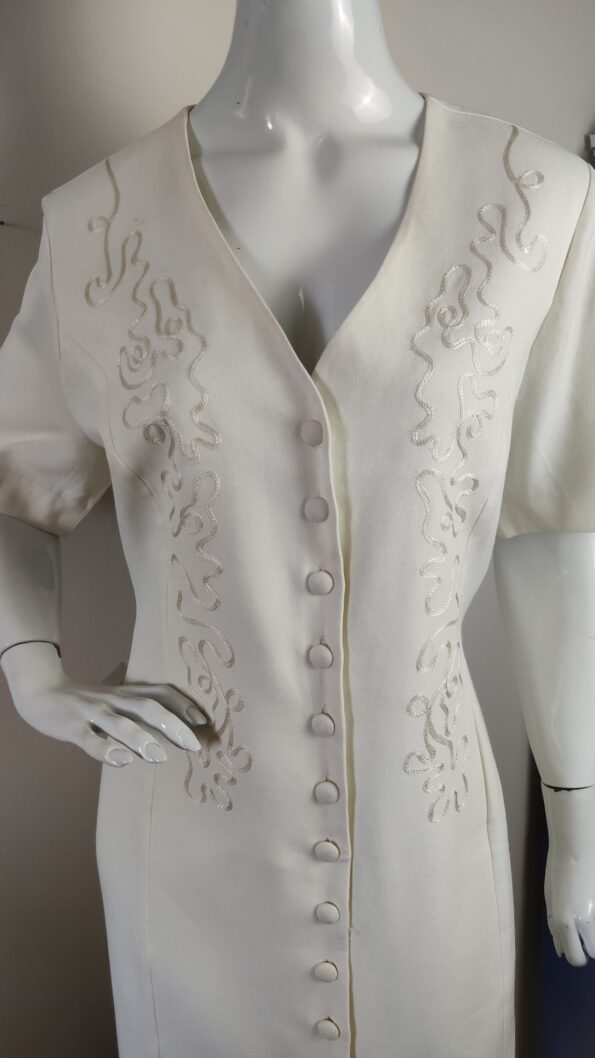 vestido vintage anos 80..