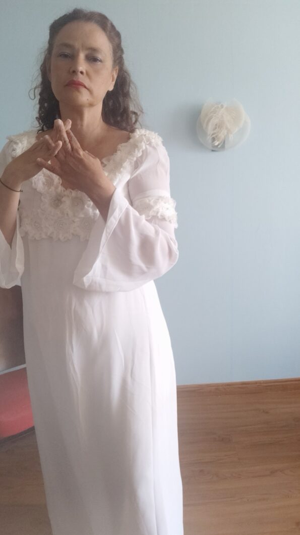 VESTIDO VINTAGE ANOS 70.