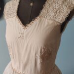 vestido vintage bordado