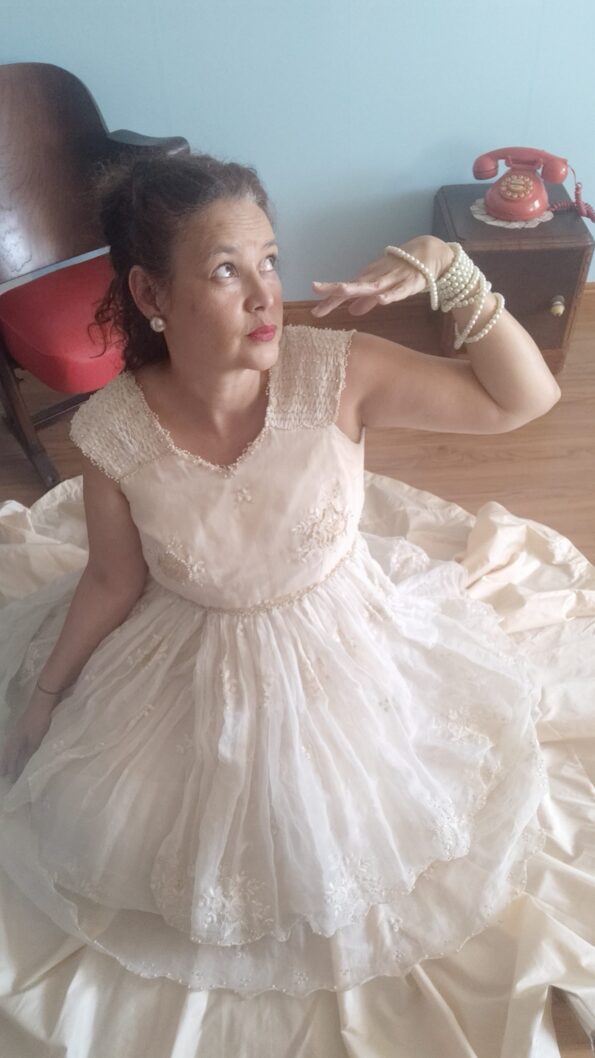 vestido vintage bordado,