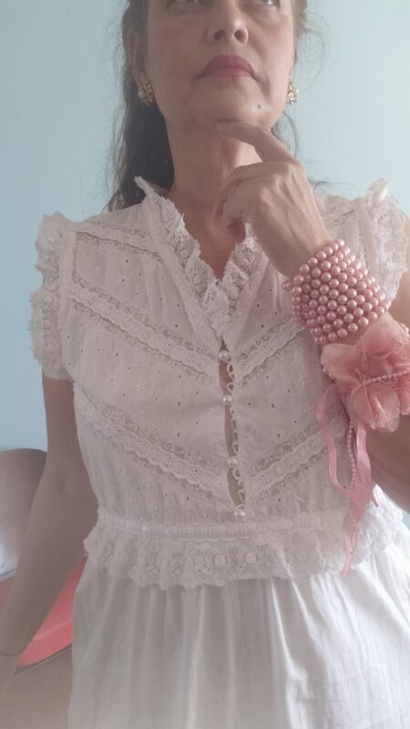 vestido vintage laise