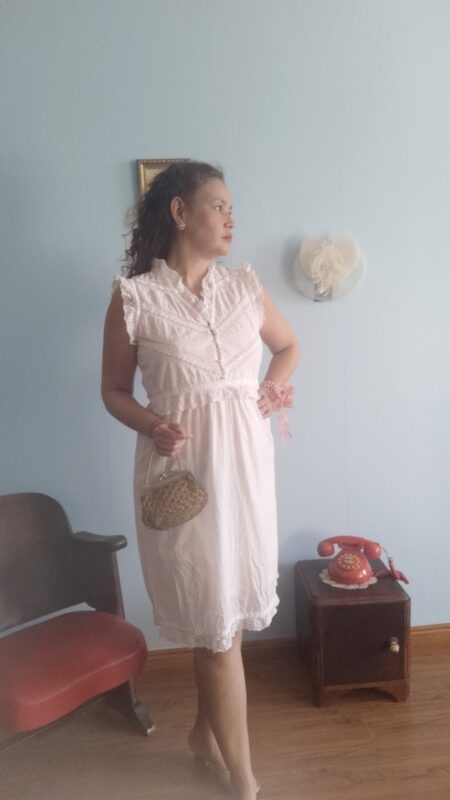 vestido vintage laise