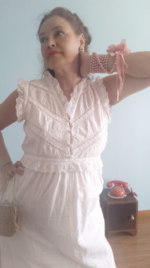 vestido vintage laise c