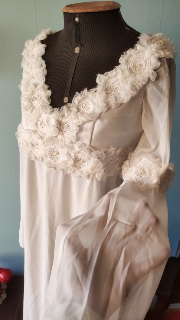 vestido vintage margaridas..