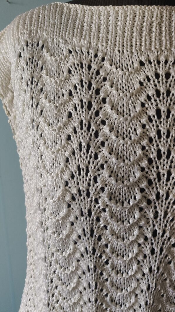 blusa vintage em tricô a