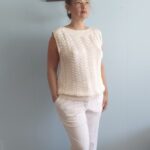 blusa vintage em tricô