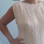 blusa vintage em tricô d